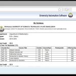 University Automation for Shahjalal University of Science and Technology (SUST) : developed by TechnoVista Limited - Screenshot