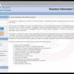 Volunteer Information System for Bangladesh Scouts : developed by TechnoVista Limited - Screenshot