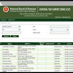 Tax Information Retrieval System : developed by TechnoVista Limited - Screenshot