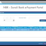 NBR-Sonali Bank e-Payment Portal : developed by TechnoVista Limited - Screenshot